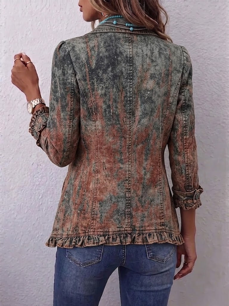 Benita | Chaqueta texturizada desteñida