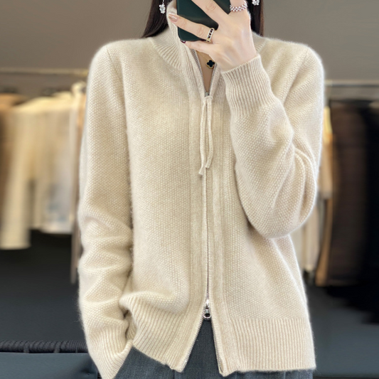 Rebeca con Cremallera Luna para Mujer – Suave, Cómoda y Versátil para Todas las Estaciones