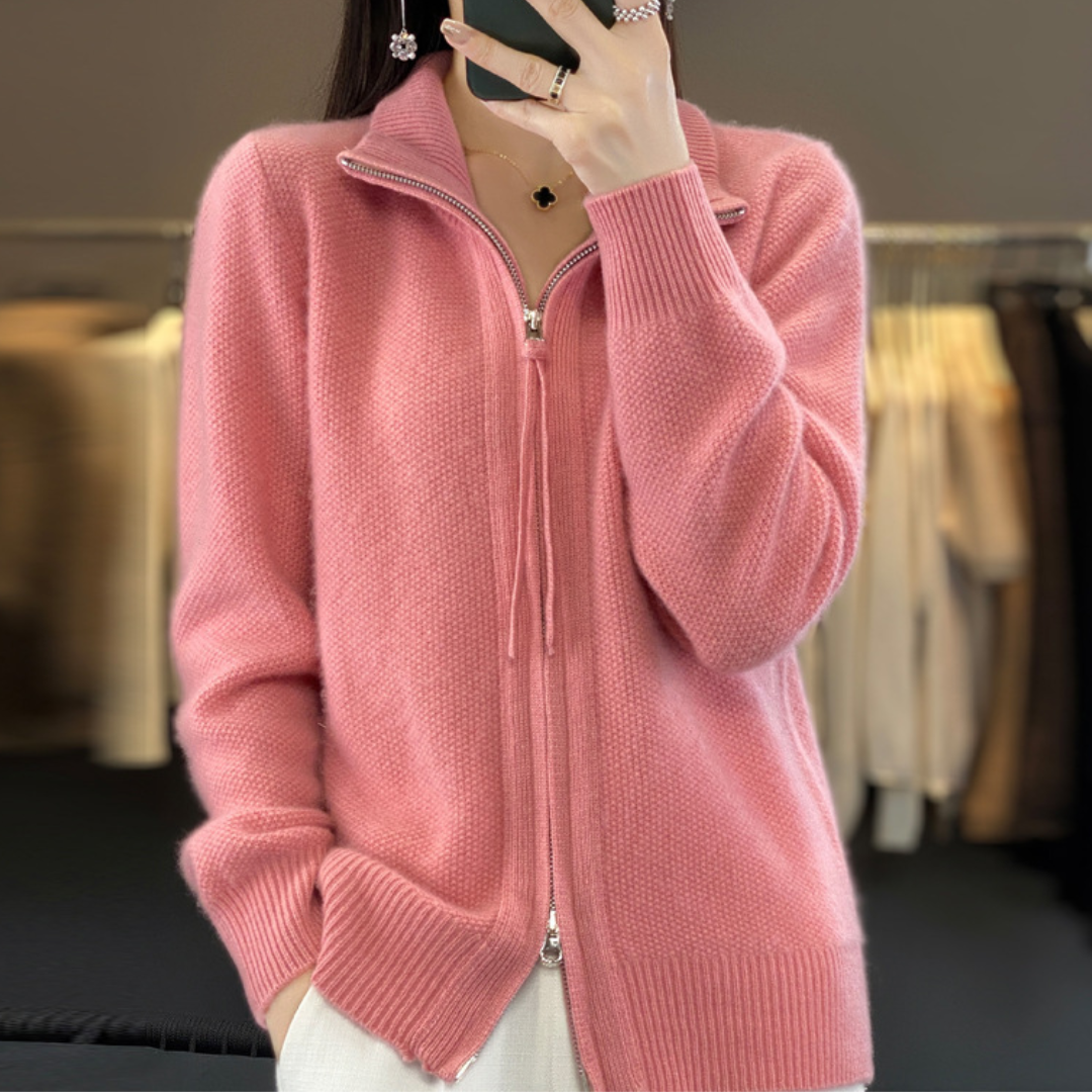Rebeca con Cremallera Luna para Mujer – Suave, Cómoda y Versátil para Todas las Estaciones