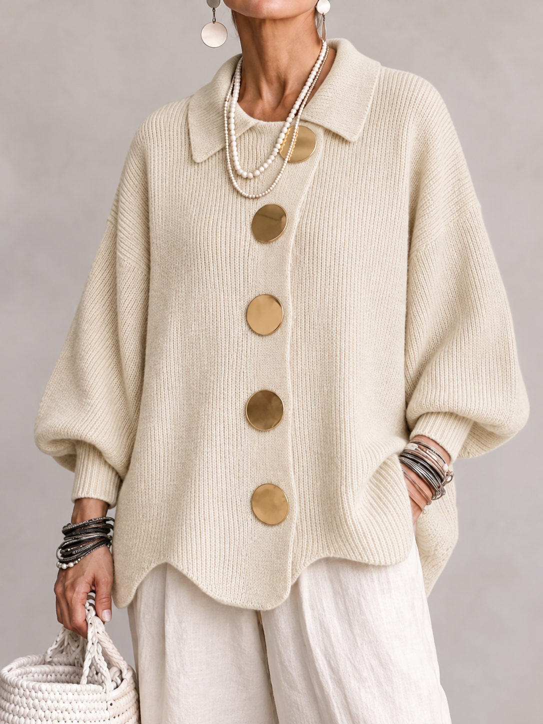 Ardelle™ | Rebeca Oversize con Cuello