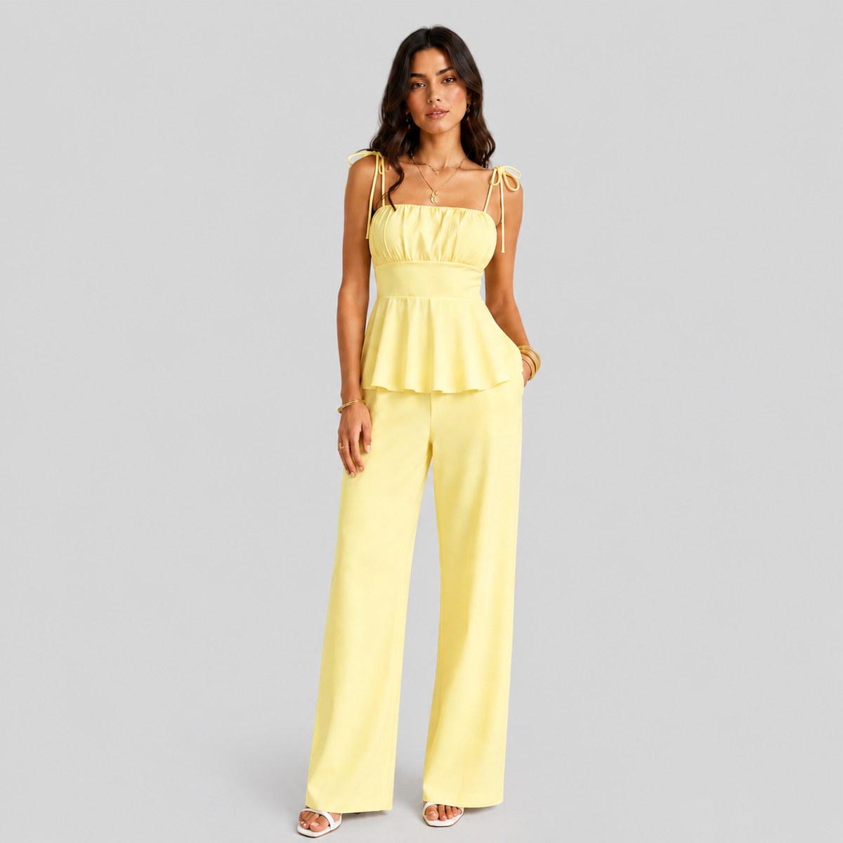 Lorena | Conjunto de verano de pernera ancha