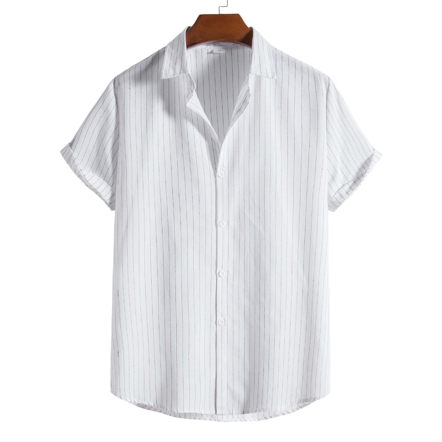 Camiseta casual de rayas y manga corta