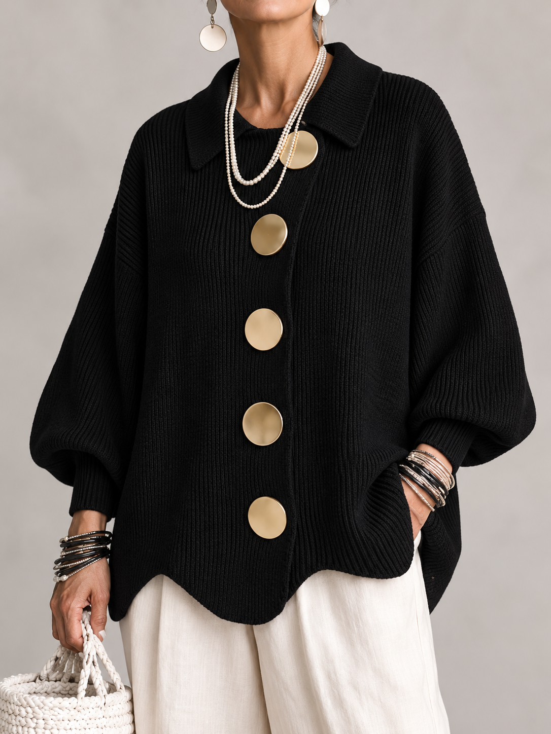 Ardelle™ | Rebeca Oversize con Cuello