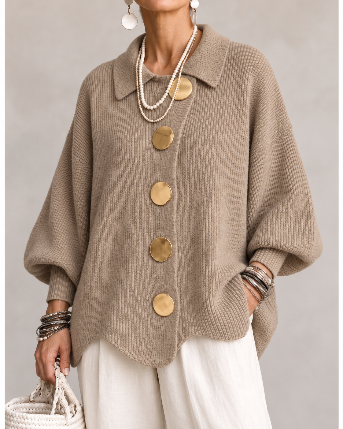Ardelle™ | Rebeca Oversize con Cuello