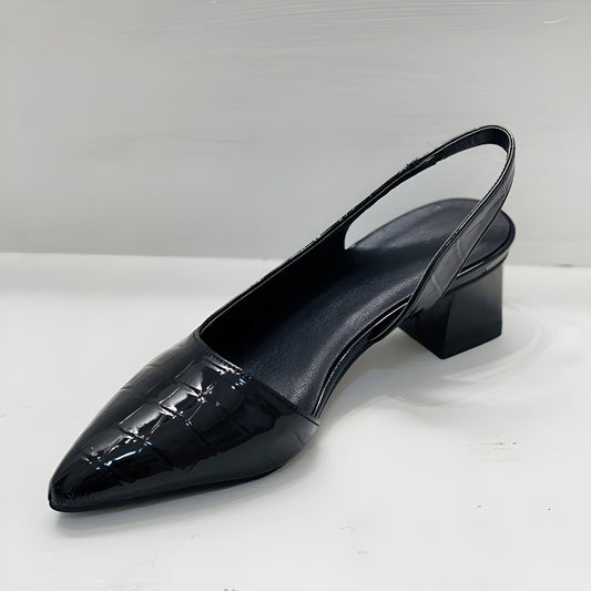 Graziella | Zapatos de Mujer con Tacón y Puntera Ancha