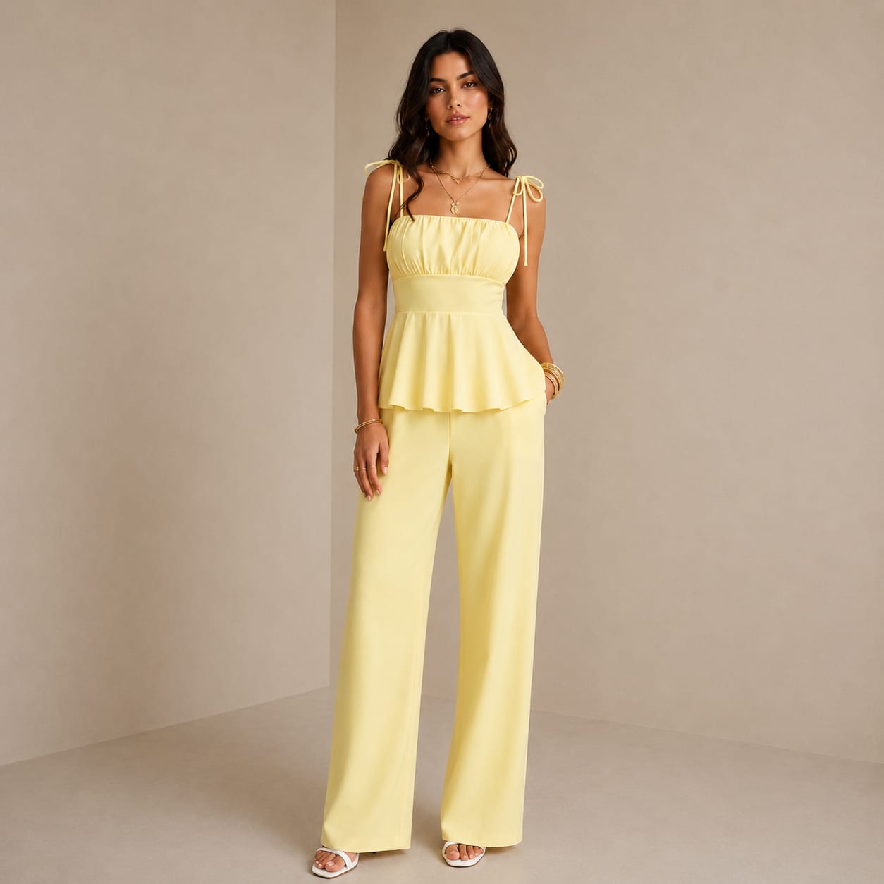 Lorena | Conjunto de verano de pernera ancha
