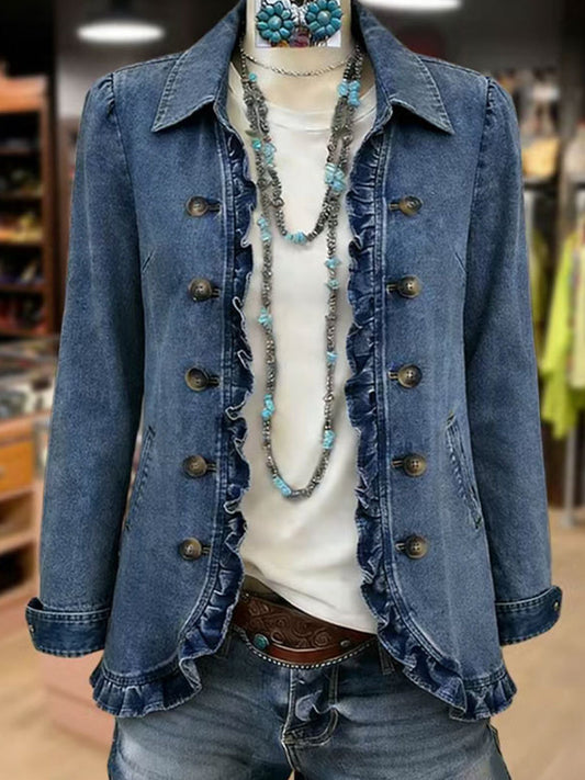 Rosario | Elegante chaqueta con volantes