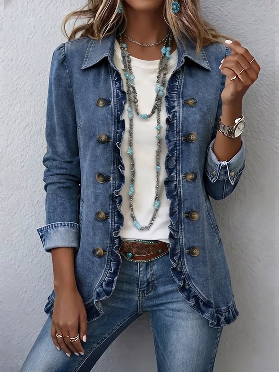 Rosario | Elegante chaqueta con volantes
