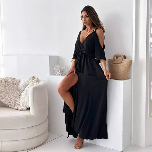 Olivia™ | Elegante vestido largo con abertura