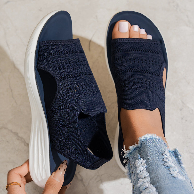 Anne™ | Sandalias de plataforma para mujer hechas de material transpirable