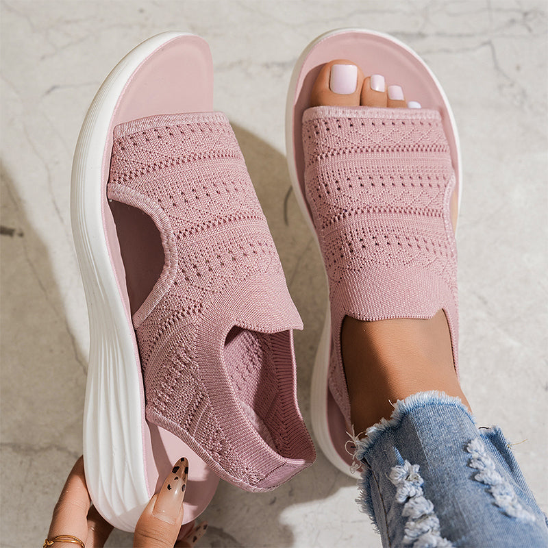 Anne™ | Sandalias de plataforma para mujer hechas de material transpirable